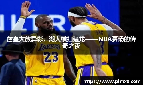 詹皇大放异彩，湖人横扫猛龙——NBA赛场的传奇之夜